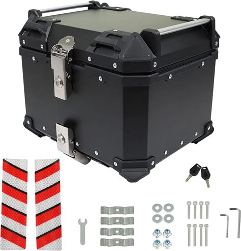 labwork 45L Motorcycle Top Case Tail Box with Mounting Plate 